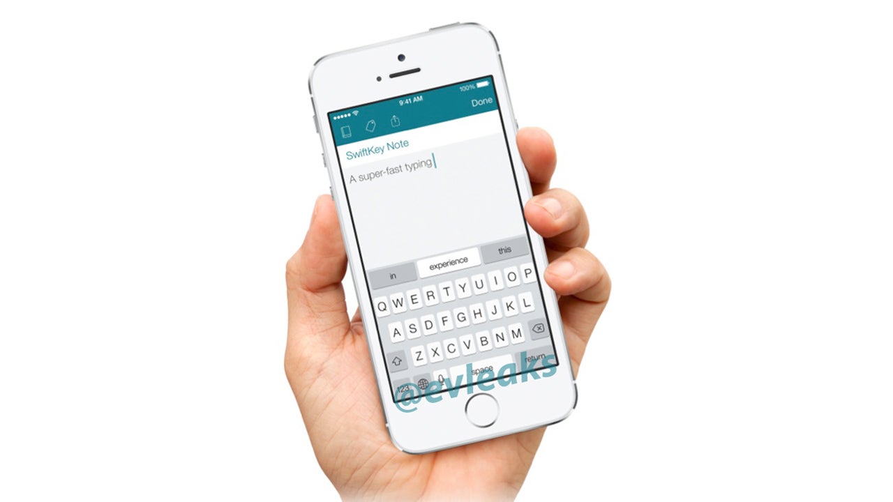 SwiftKey Note may bring the gesture keyboard to iOS