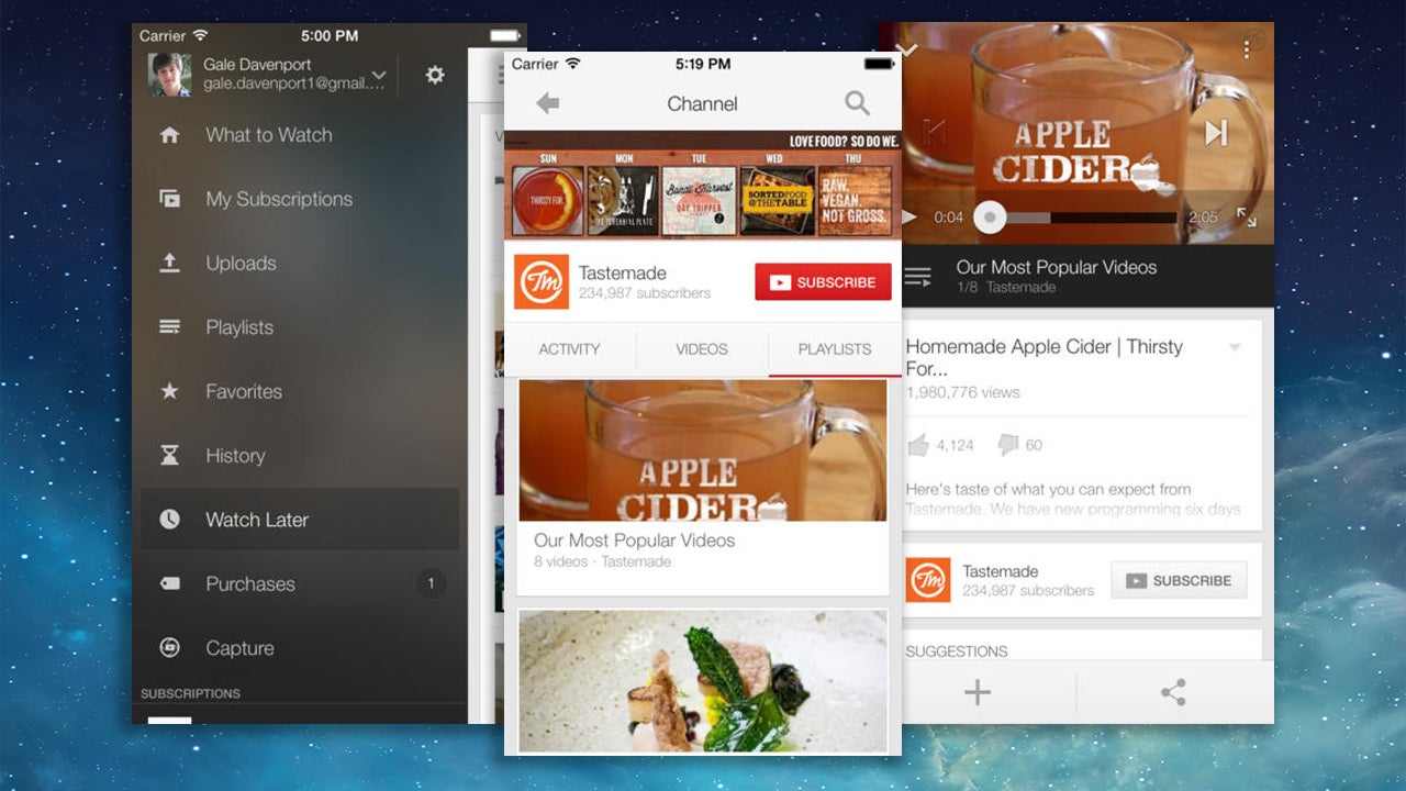 YouTube for iOS updated with captions, better search