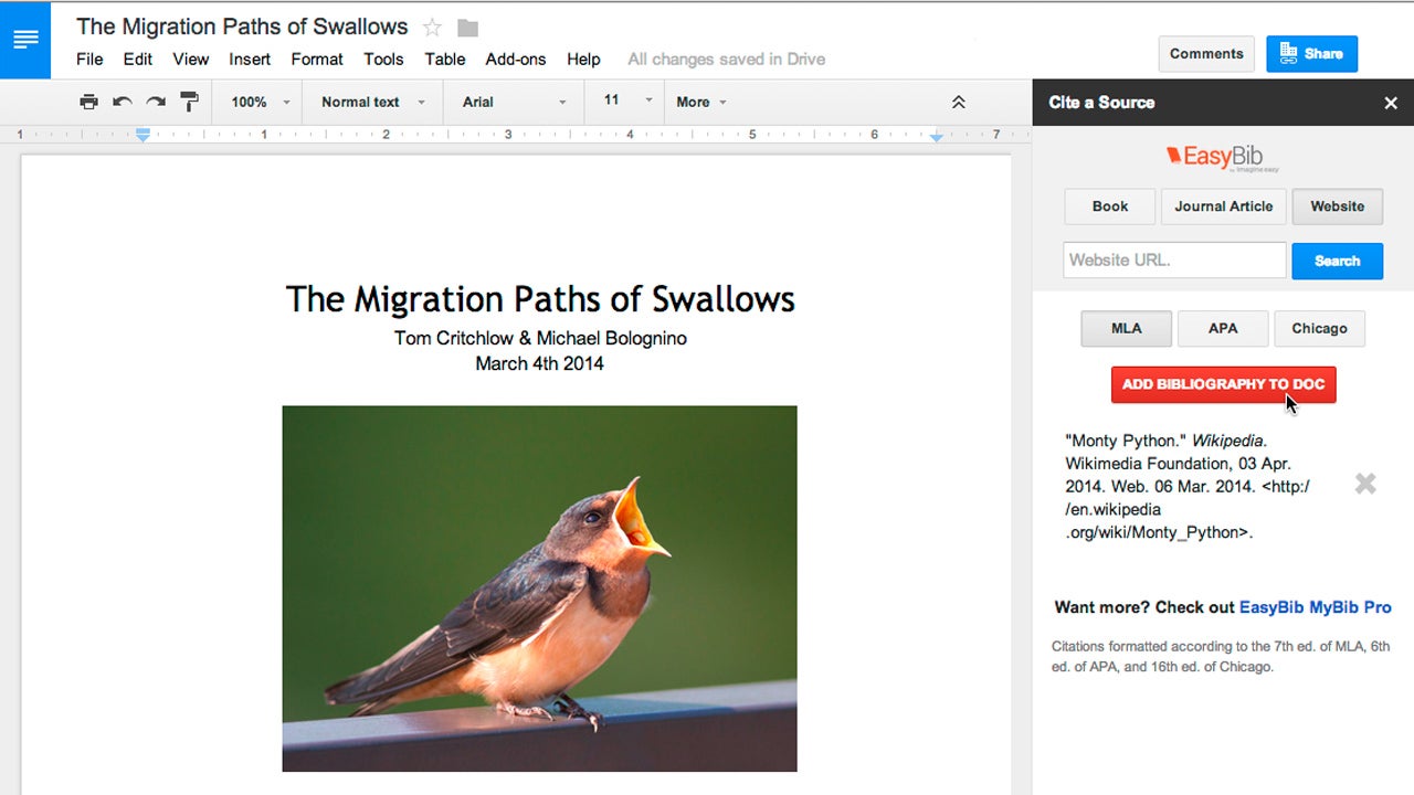 Google Drive launches add-ons for Docs and Sheets