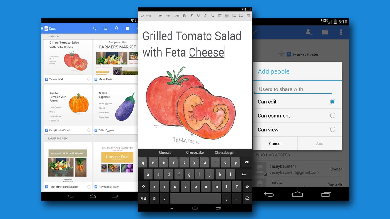 Google releases new Docs and Sheets apps for working offline