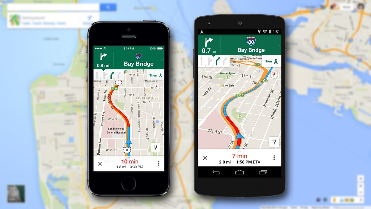 Google Maps for Android updates with terrain mode, interface tweaks