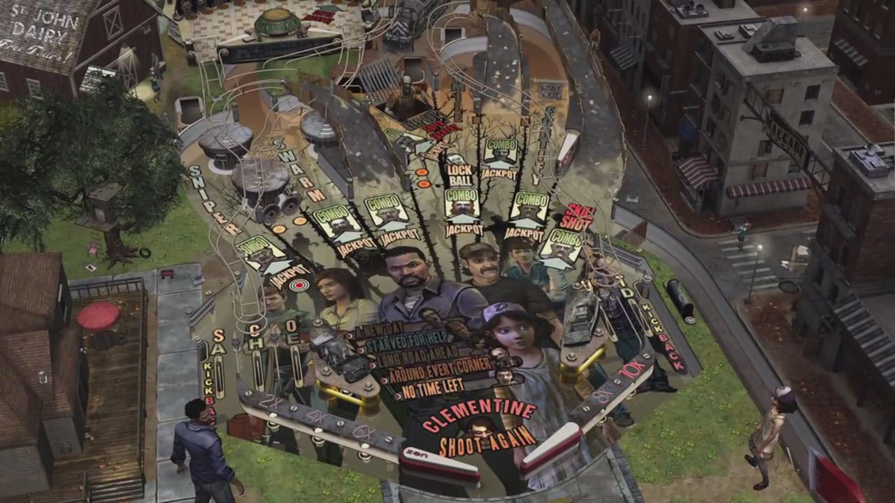 The Walking Dead gets reimagined as a pinball game