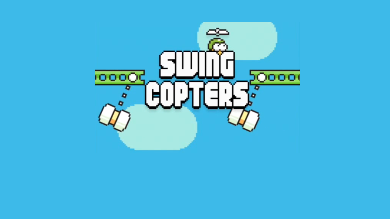 Swing Copters available on App Store and Google Play