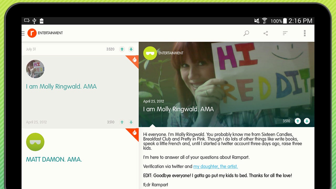 reddit AMA app arrives on Android