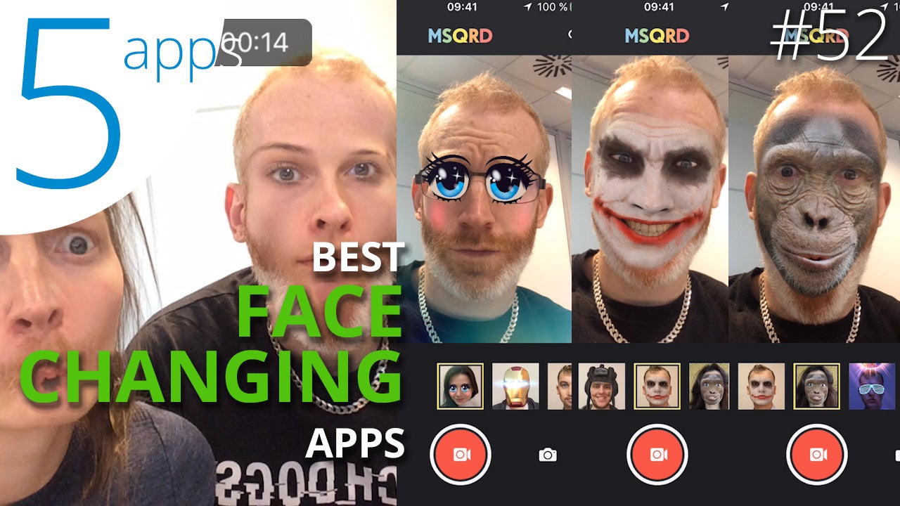 Five fantastic face changing apps