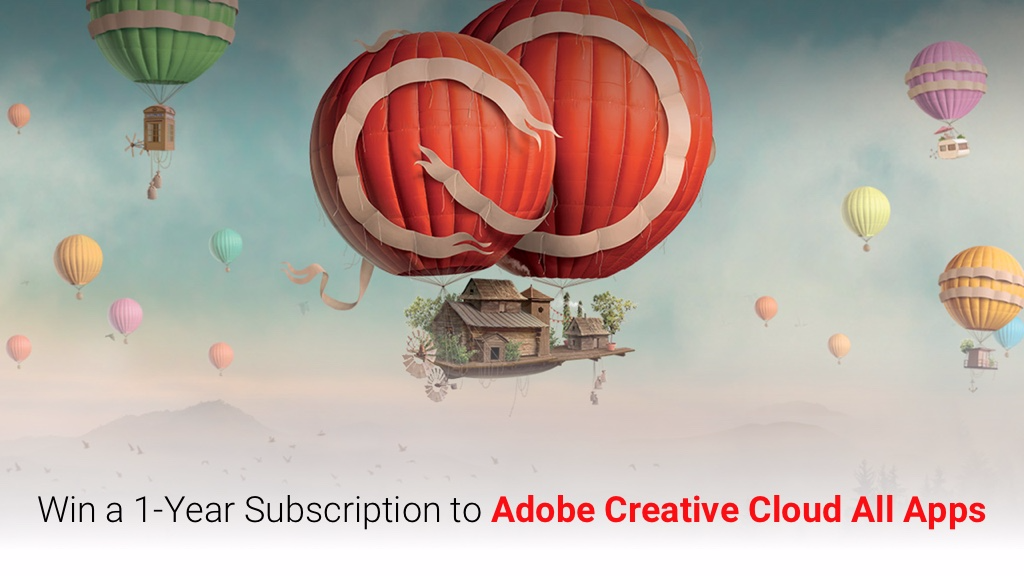 Giveaway: Win a 1-Year subscription to Adobe Creative Cloud worth $599.88/yr!