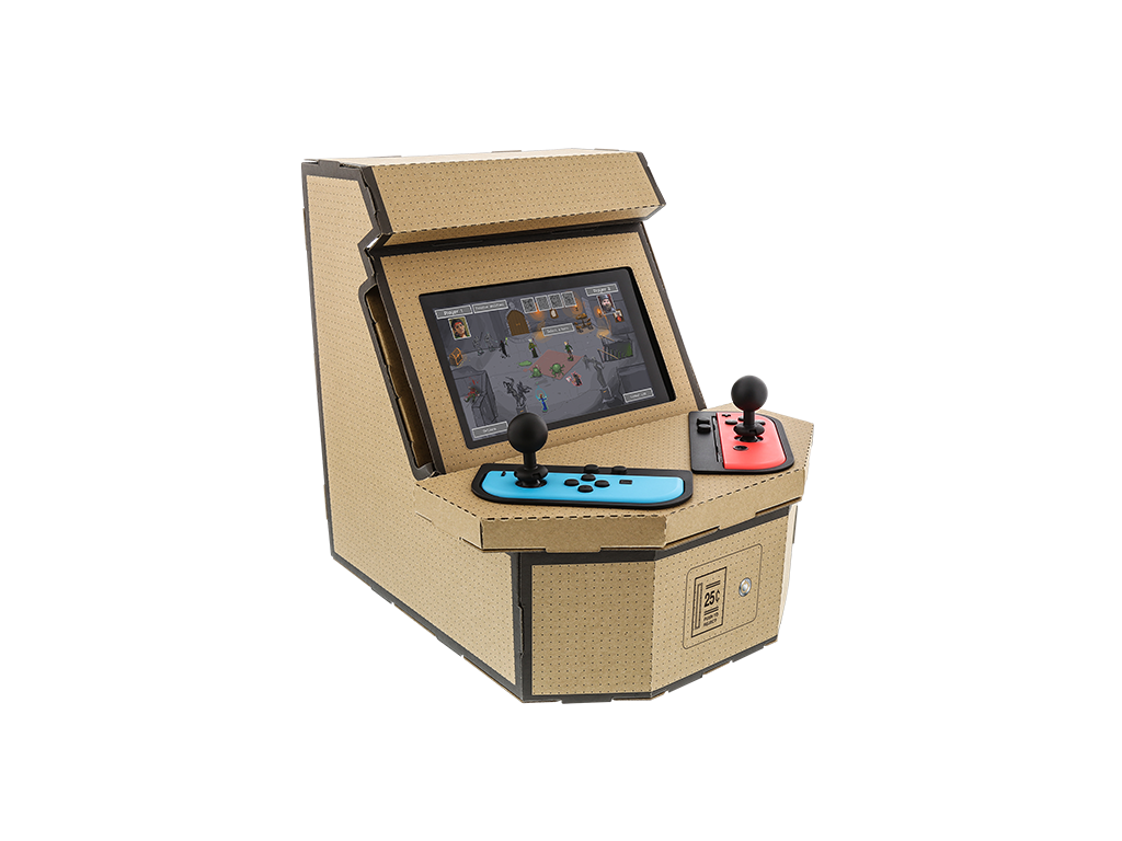 Is this cardboard arcade machine the best thing you can do with a Nintendo Switch?