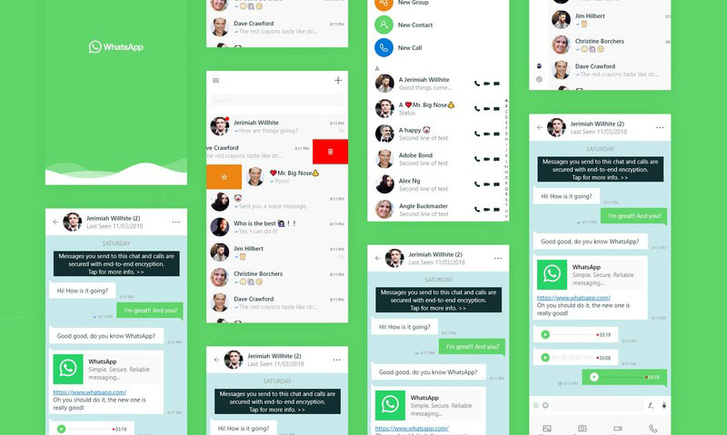 Is this what the new Windows 10 version of WhatsApp will look like?