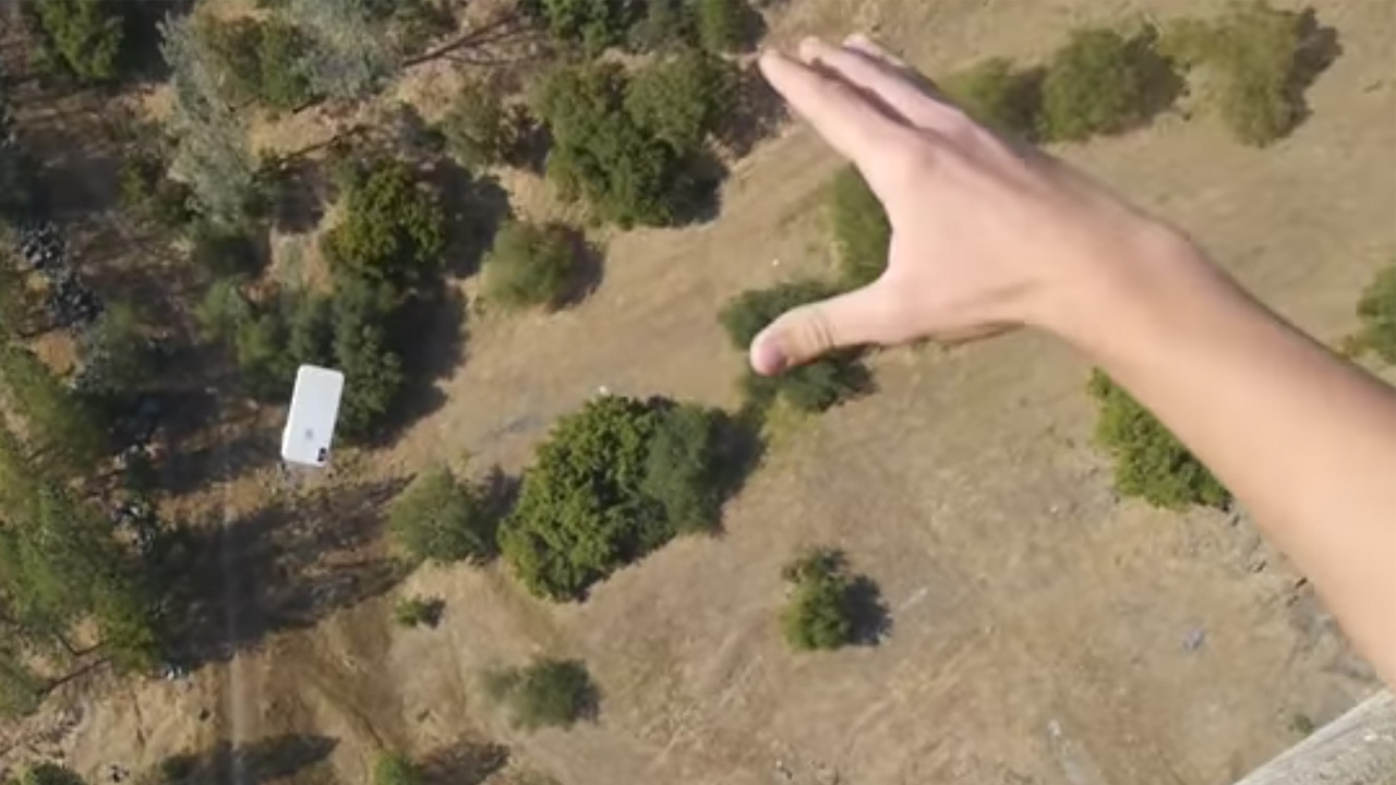 iPhone X: New video shows extreme drop test from a 1000ft-high bridge!