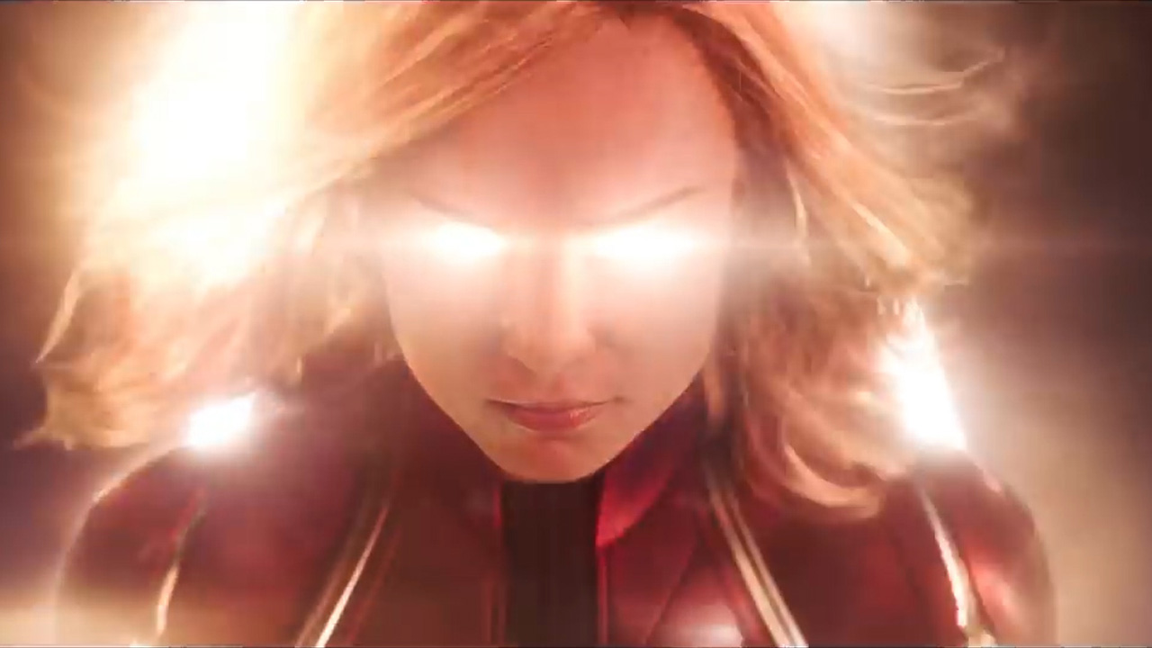Watch Captain Marvel punch an old lady in the face in her new trailer