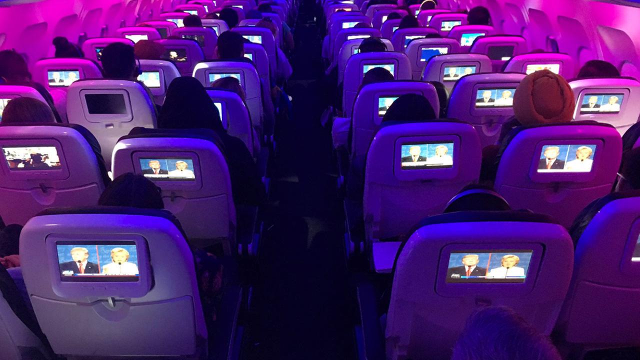In-flight displays could be watching you