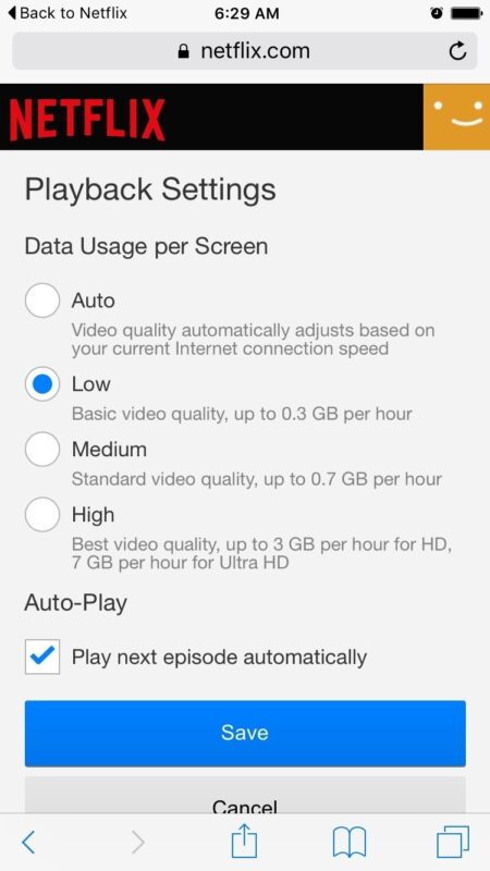 How much data does Netflix use?
