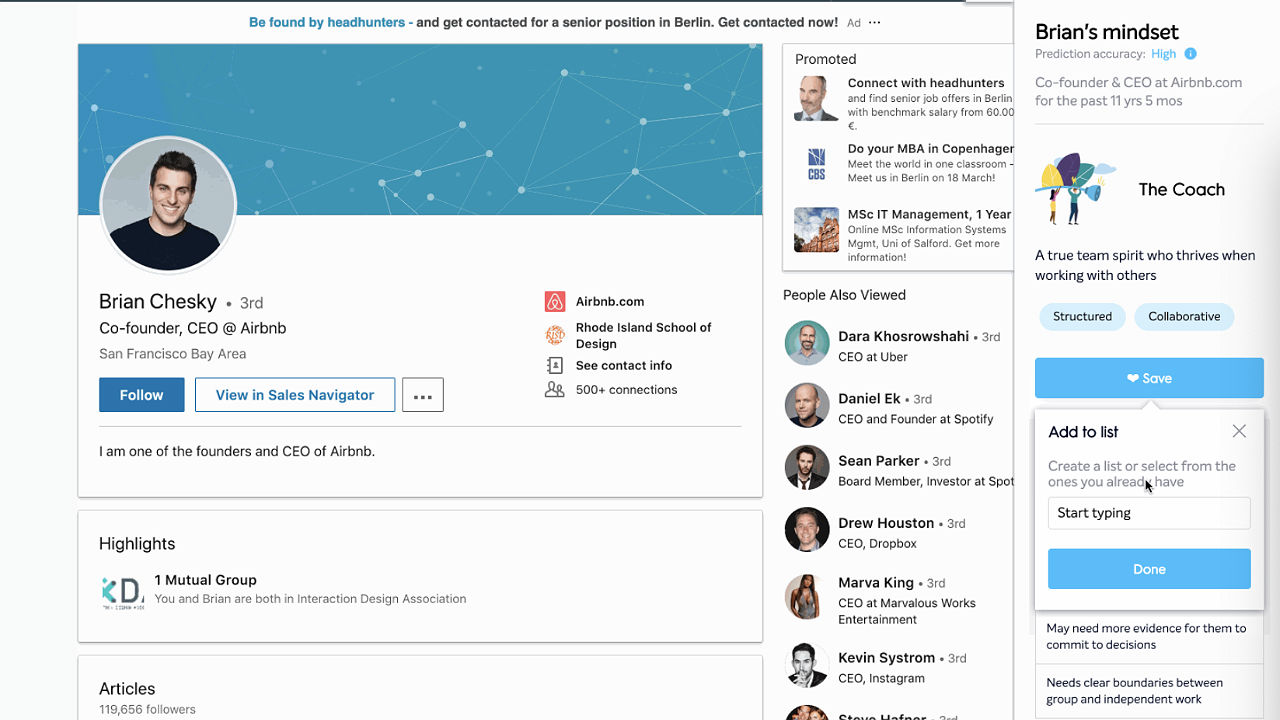 Meet Emma, the Chrome extension that scans LinkedIn profiles