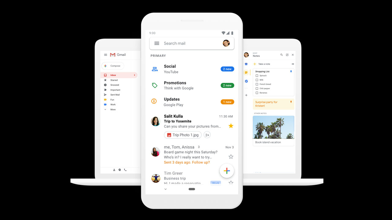 What is Gmail’s dynamic email feature?