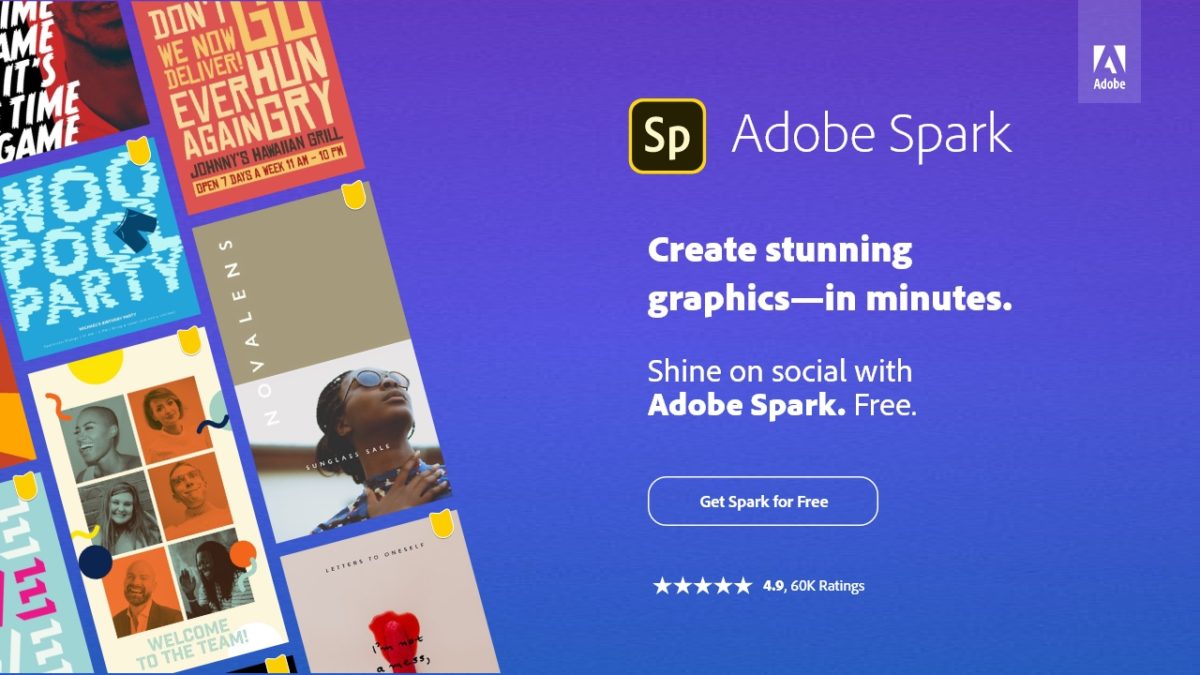 Adobe Spark: Finally! An easy-to-use powerful graphics program