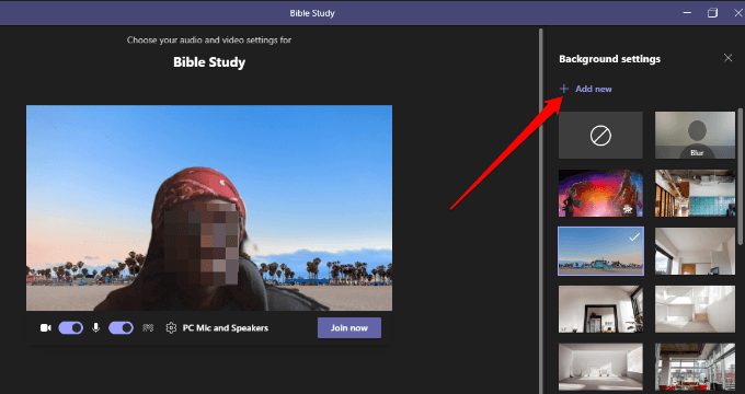 How to Get a Background on Microsoft Teams