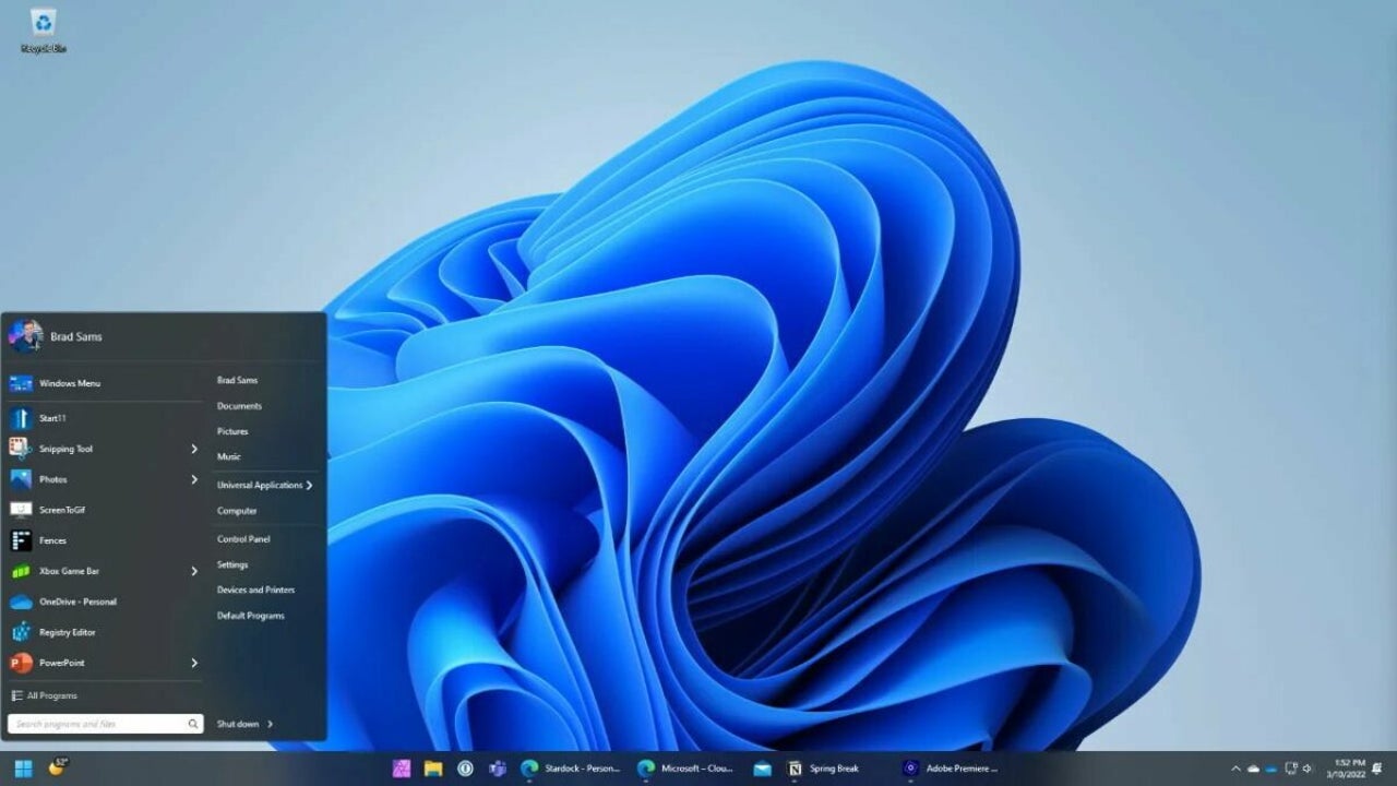 There’s an updated taskbar experience in Windows 11 Build 22581