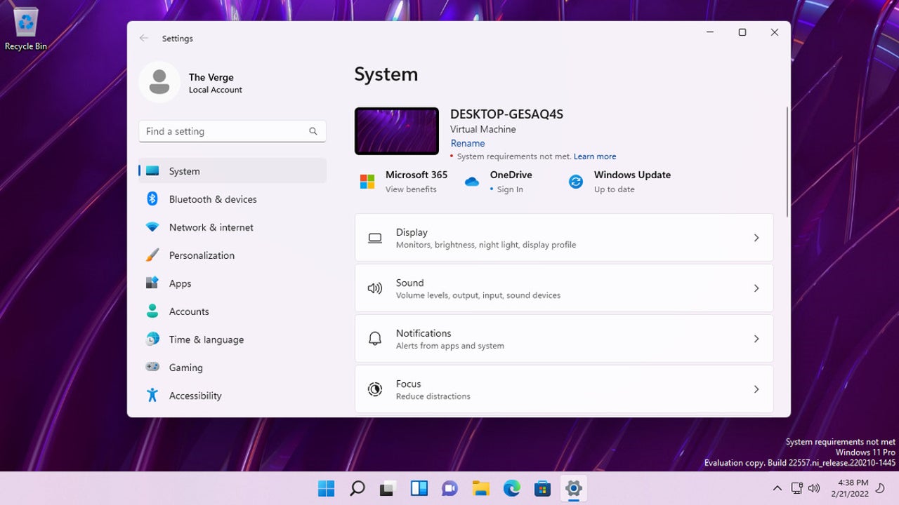Windows 11 will now feature a watermark on unsupported devices