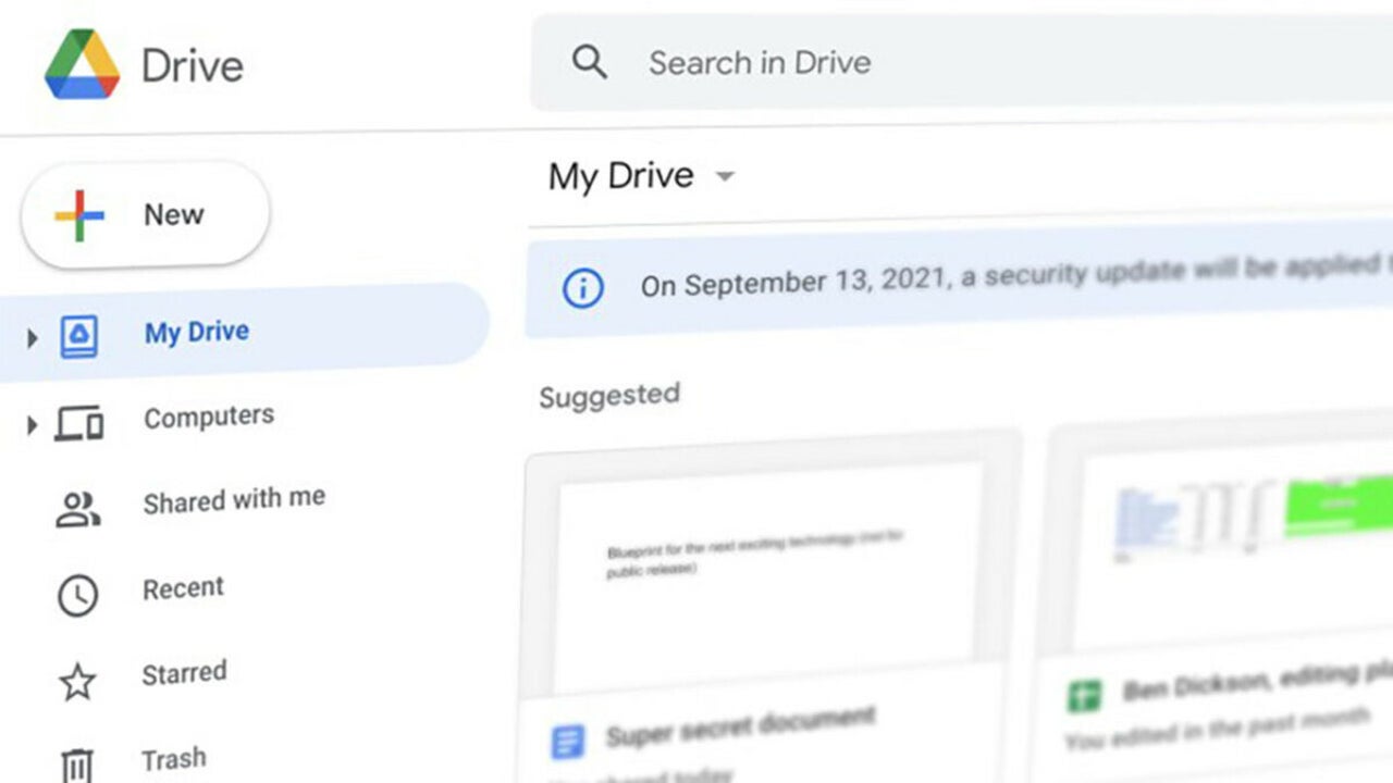 Google Drive security features spread to other Workspace apps