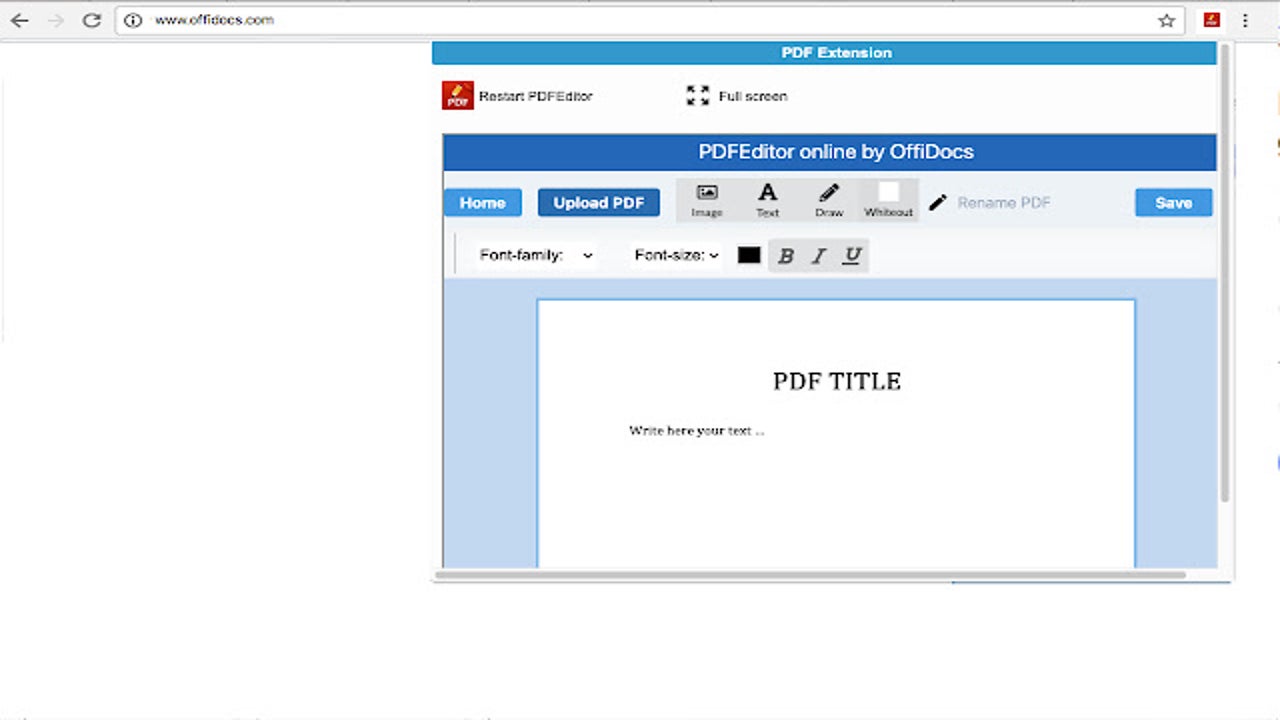Design outstanding documents with PDF Editor Online Chrome extension
