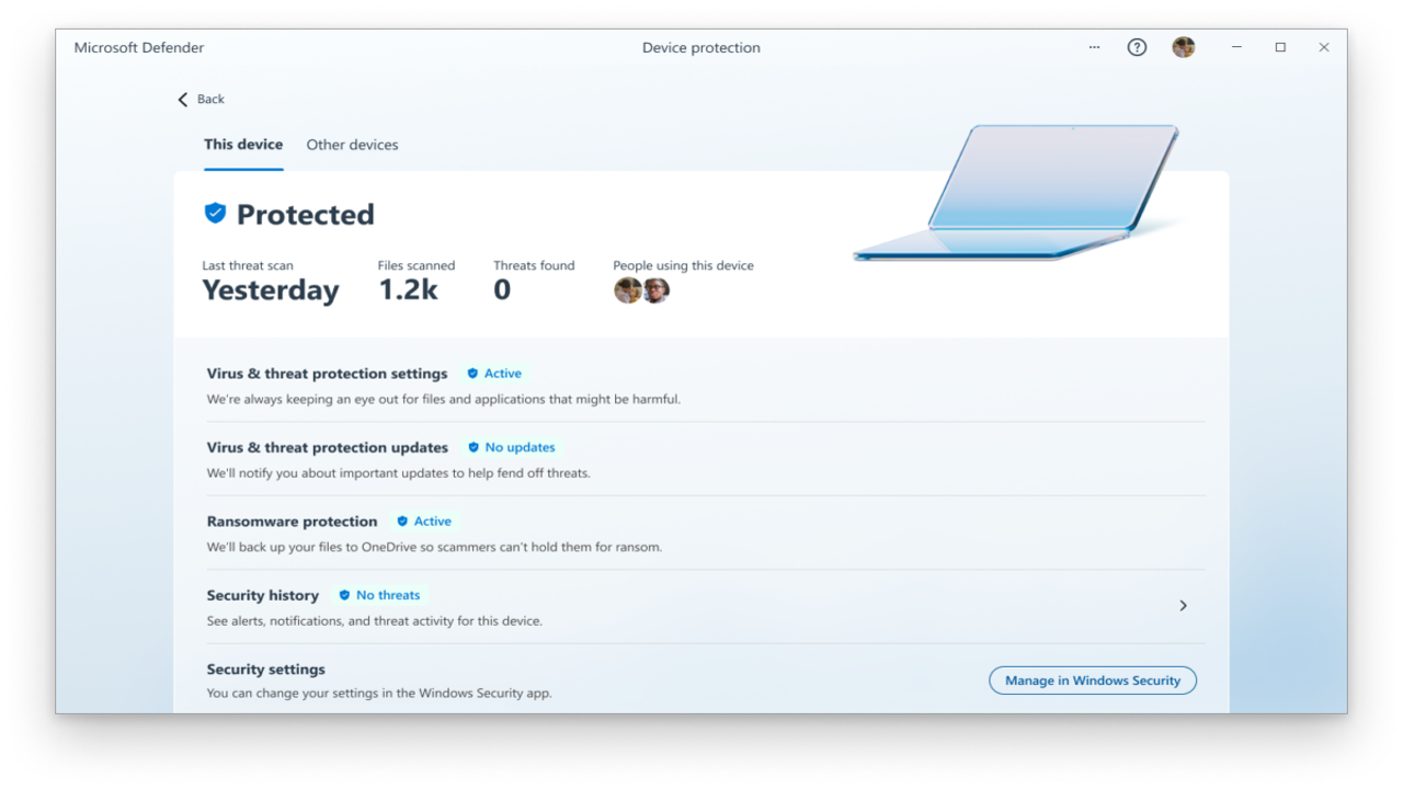 Microsoft Defender for Windows, macOS, Android and iOs
