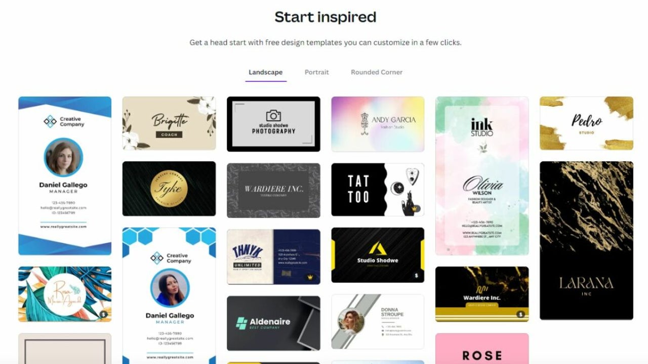 10 creative ideas for business cards using Canva - Softonic