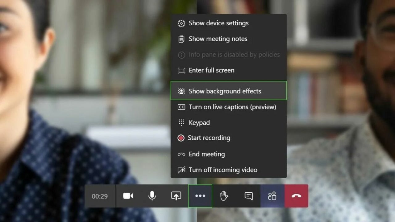 Add exciting effects when you change the Background on Microsoft Teams