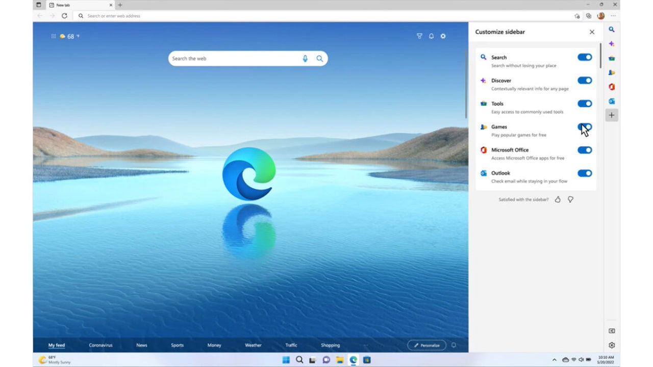 Microsoft Edge’s new sidebar is now live - Softonic