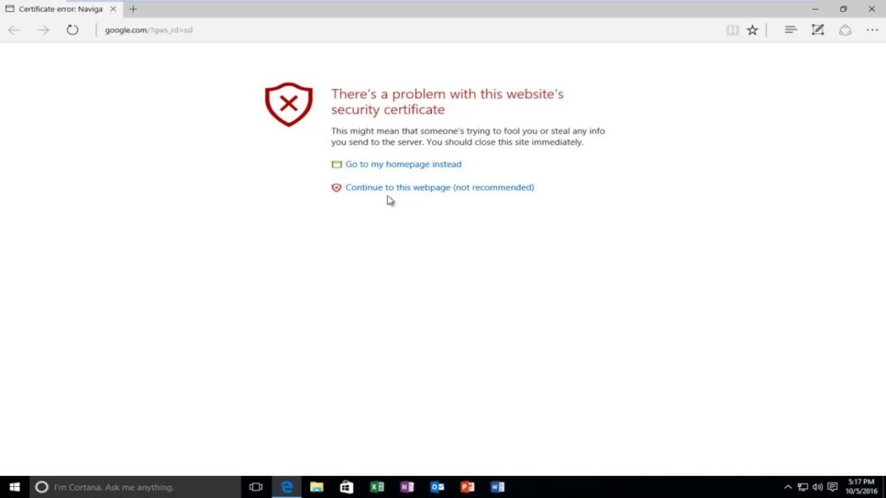 3 ways to disable website not trusted message in browser