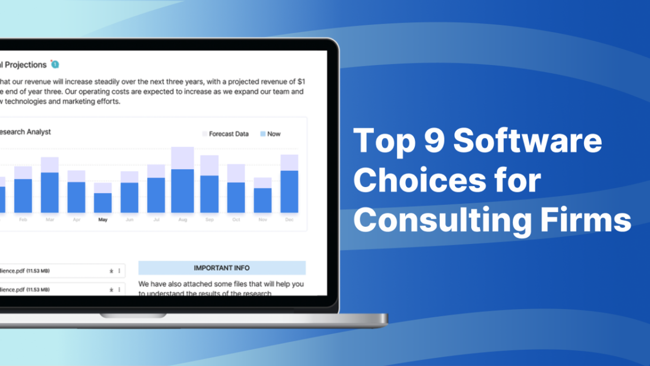 Top 9 Software Choices for Consulting Firms in 2023