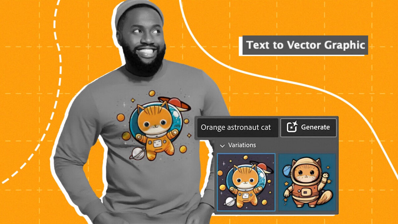 How to Use Text to Vector with Adobe Illustrator AI
