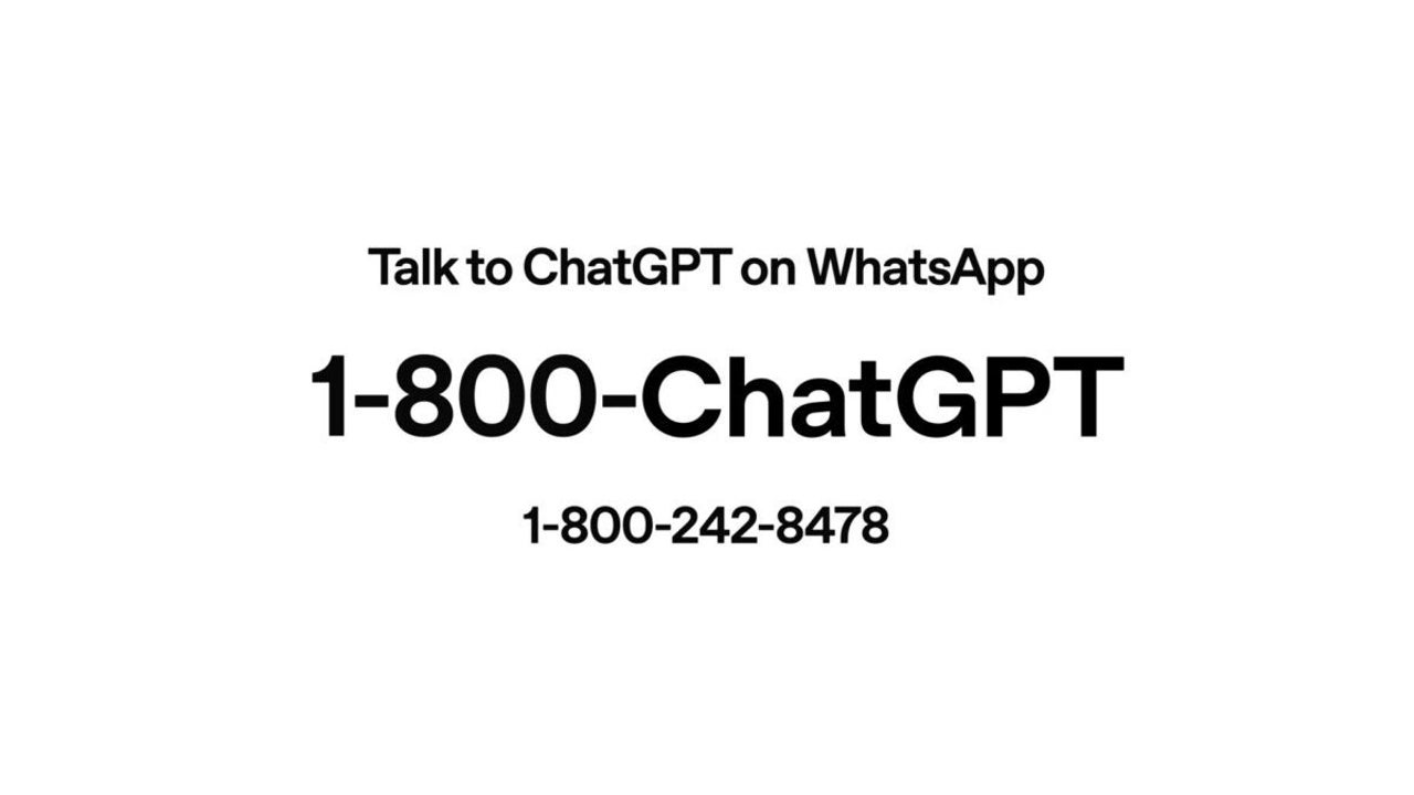 Americans can now call ChatGPT by phone