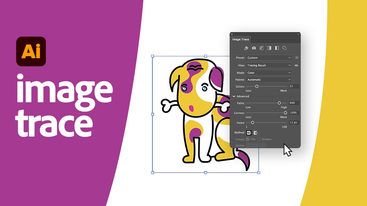 Image Trace: the Adobe Illustrator feature that converts any sketch into a fully functional vector
