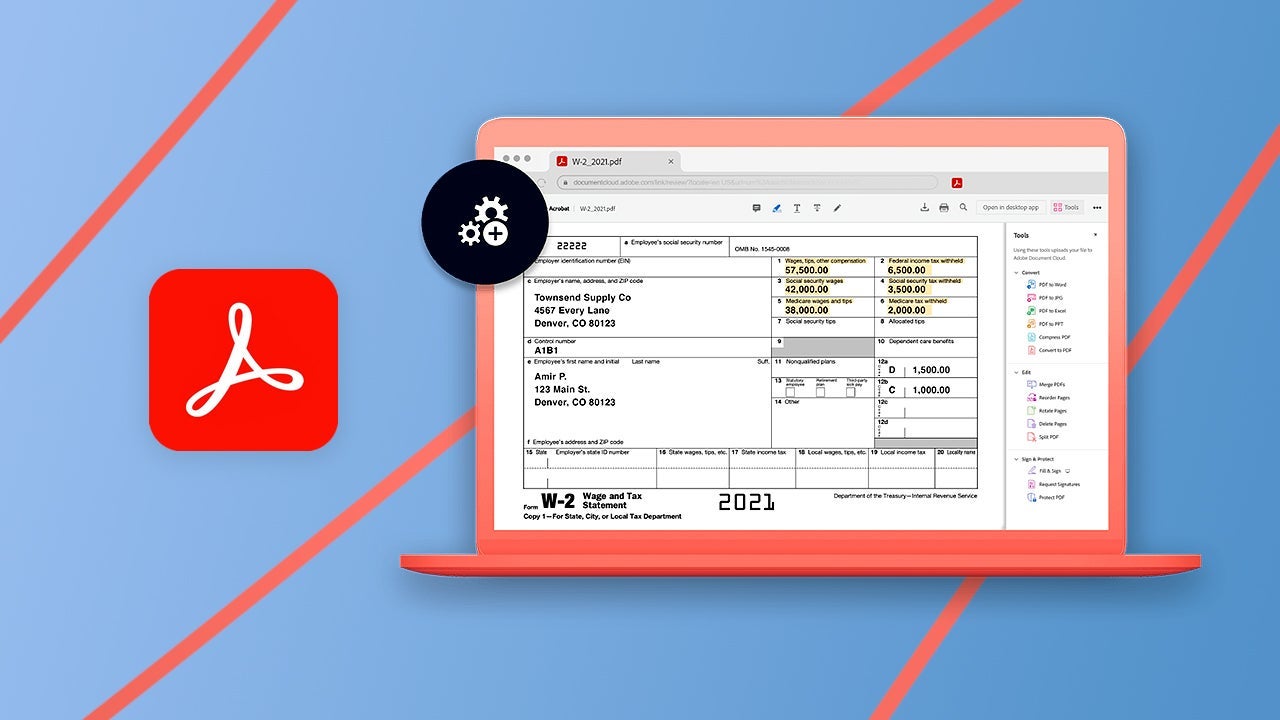 Reduce tax season stress with Acrobat's AI-powered document tools