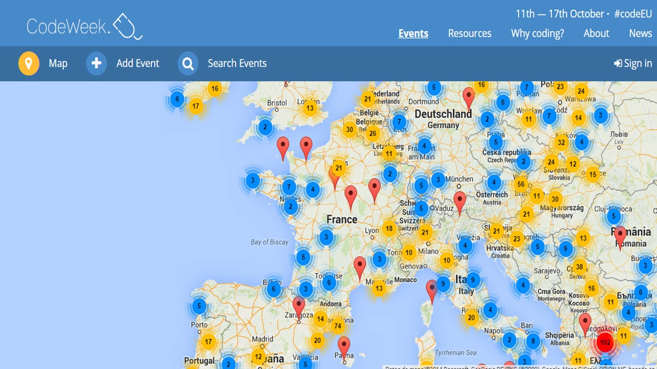 C’est la semaine du code et de la programmation en France et en Europe!