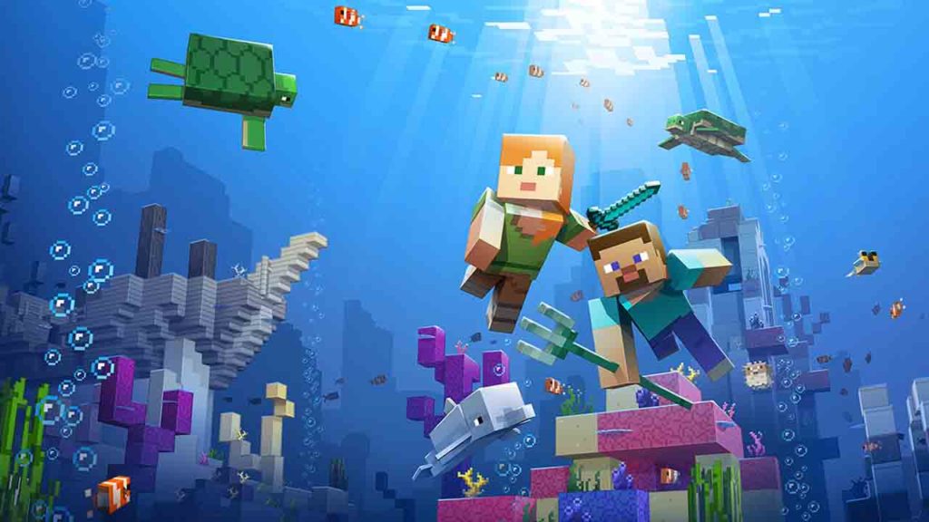 Imagen promocional de Minecraft