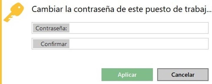 Introducir una contraseña en AnyDesk