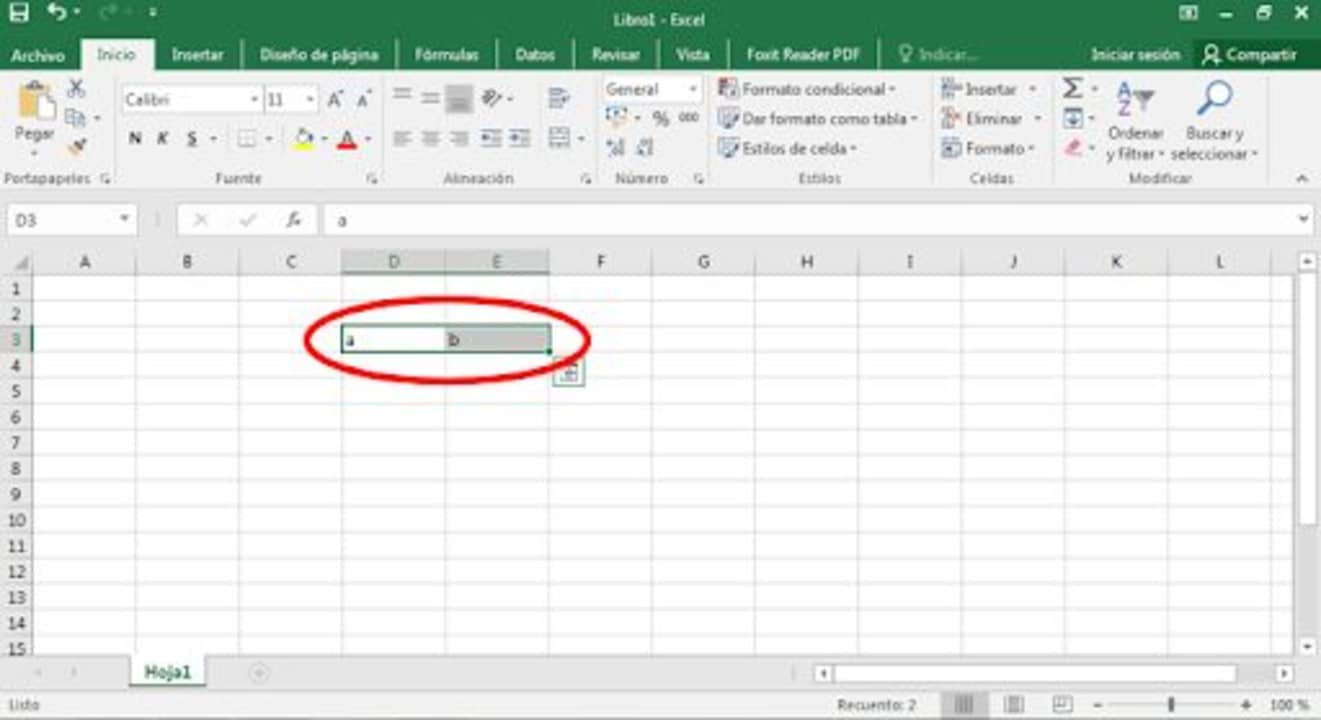 Cómo combinar celdas en Microsoft Excel