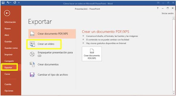 Cómo hacer un video en Microsoft PowerPoint