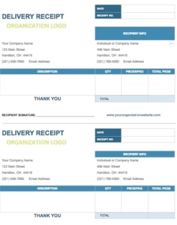 Plantilla Delivery Invoice