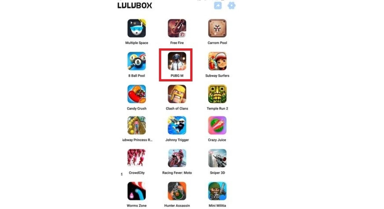 Abre PUBG Mobile en Lulubox