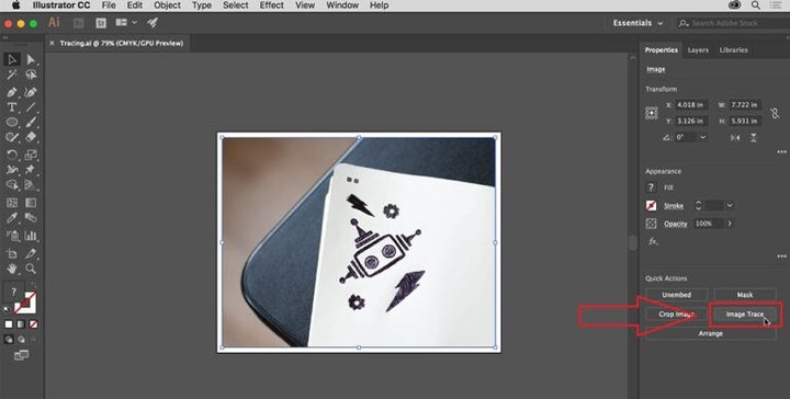 Como Calcar Un Dibujo En Adobe Illustrator
