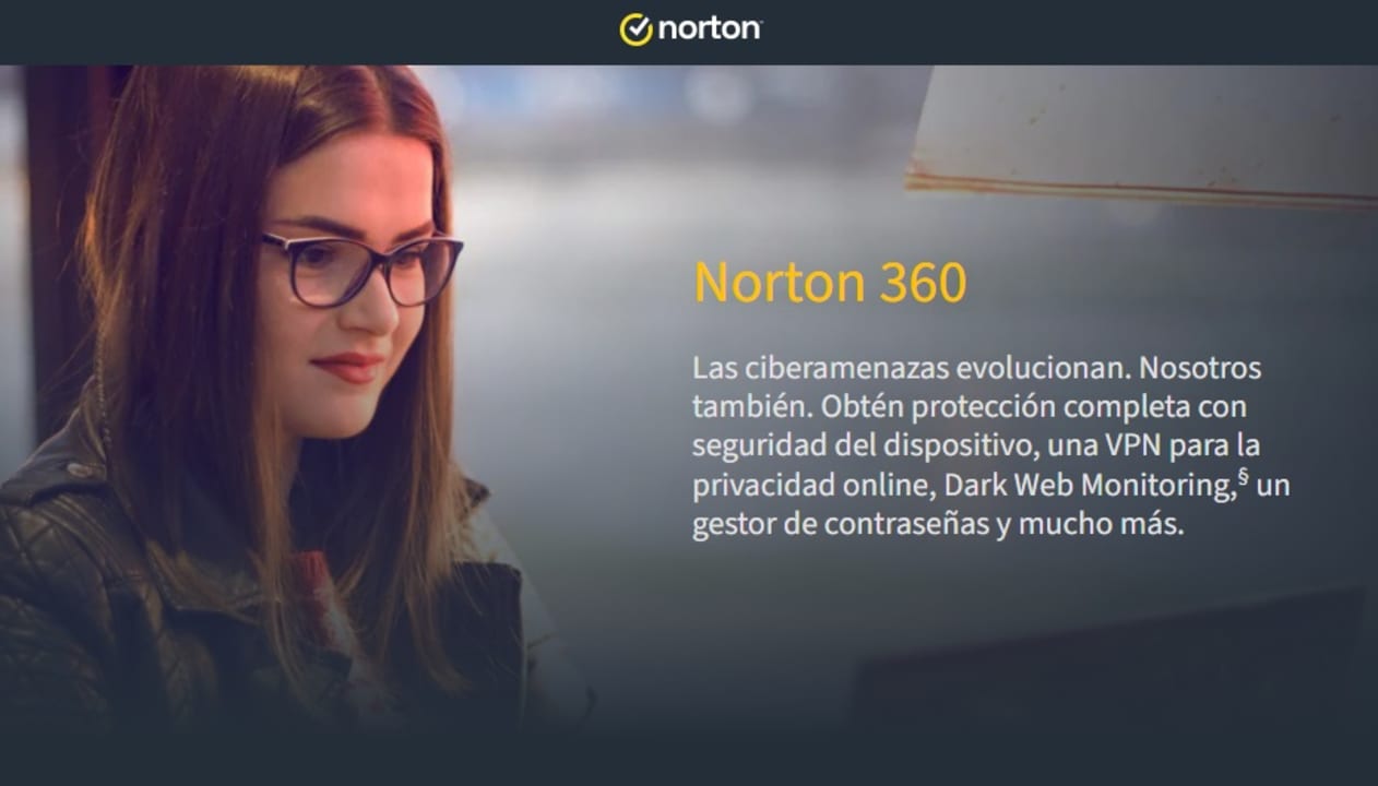 Imagen promocional de Norton 360