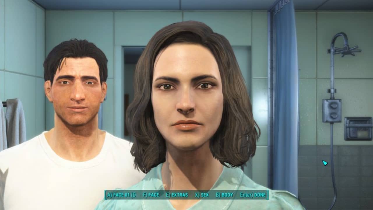 Creación de personaje en Fallout 4