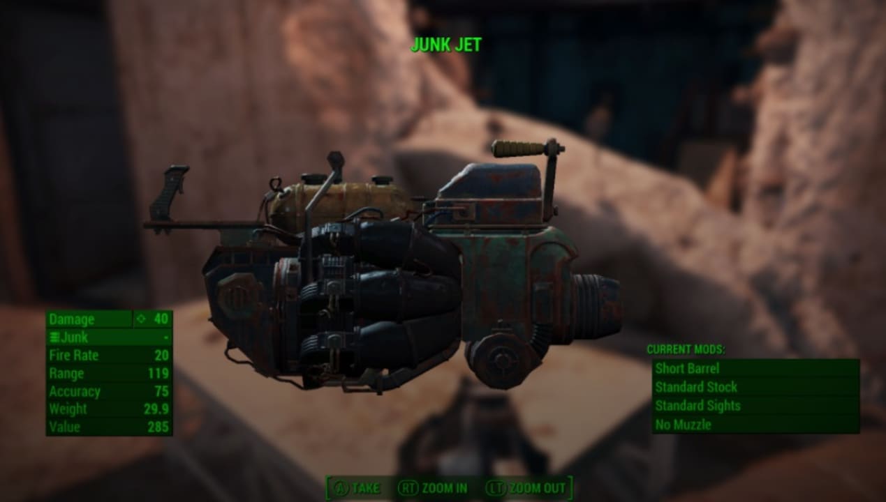 Junk Jet en Fallout 4