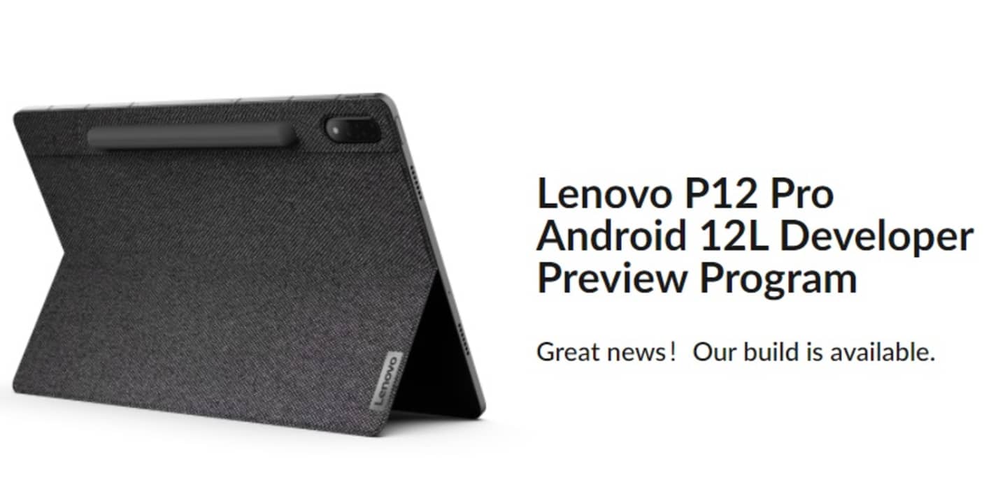 Android 12L para Lenovo P12 Pro