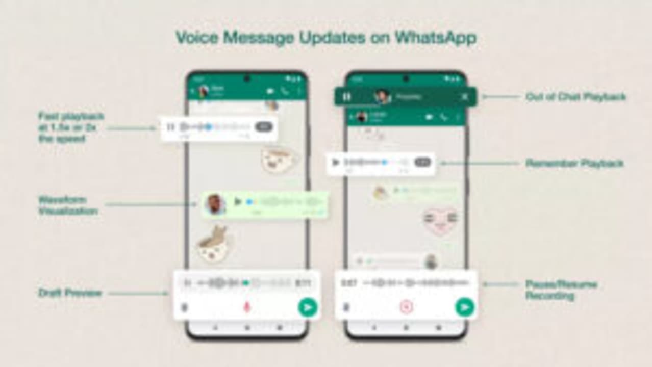 whatsapp nuevas funciones reproductor mensajes voz