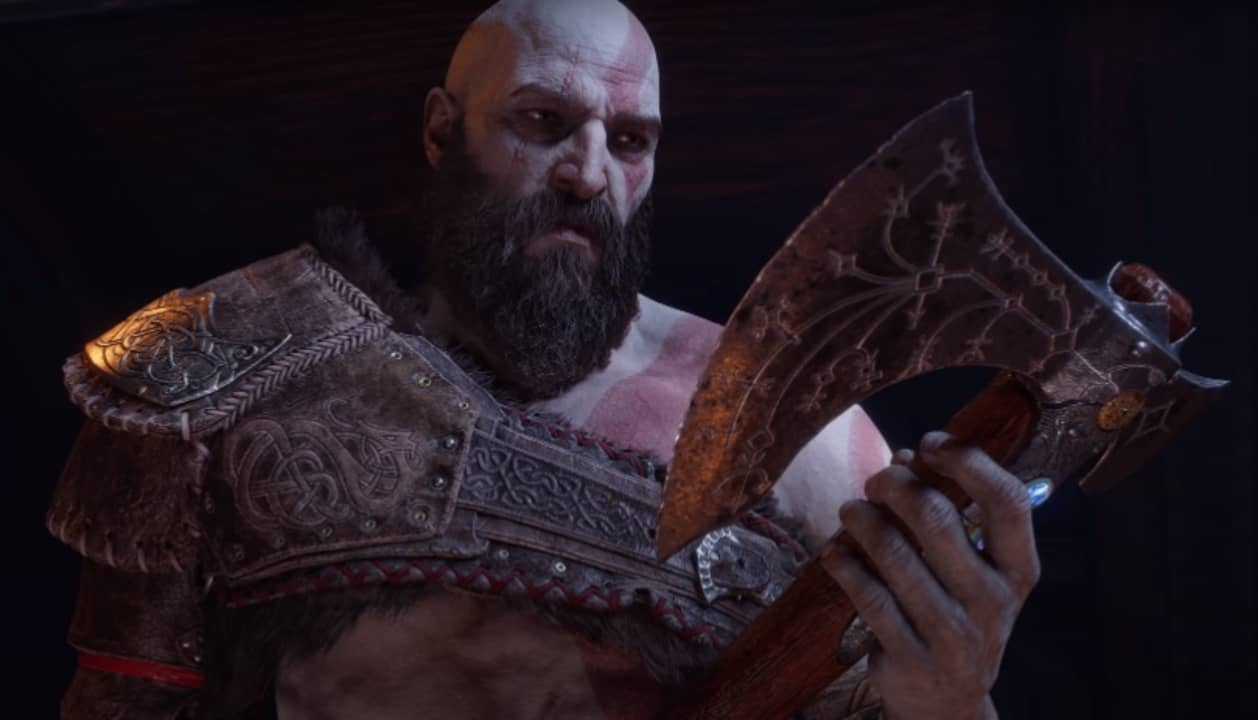Kratos con el Hacha Leviatán