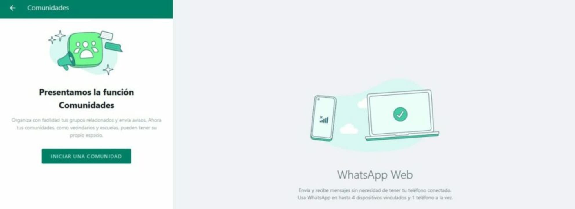 WhatsApp Web uso