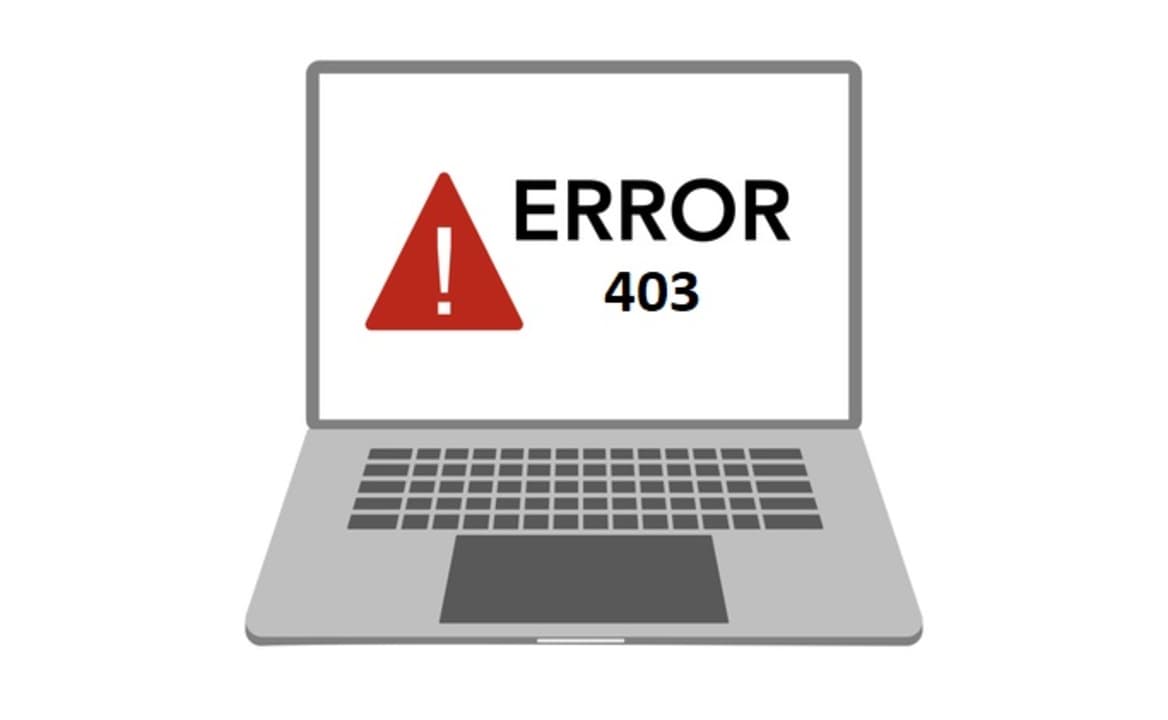 Error 403 en portátil